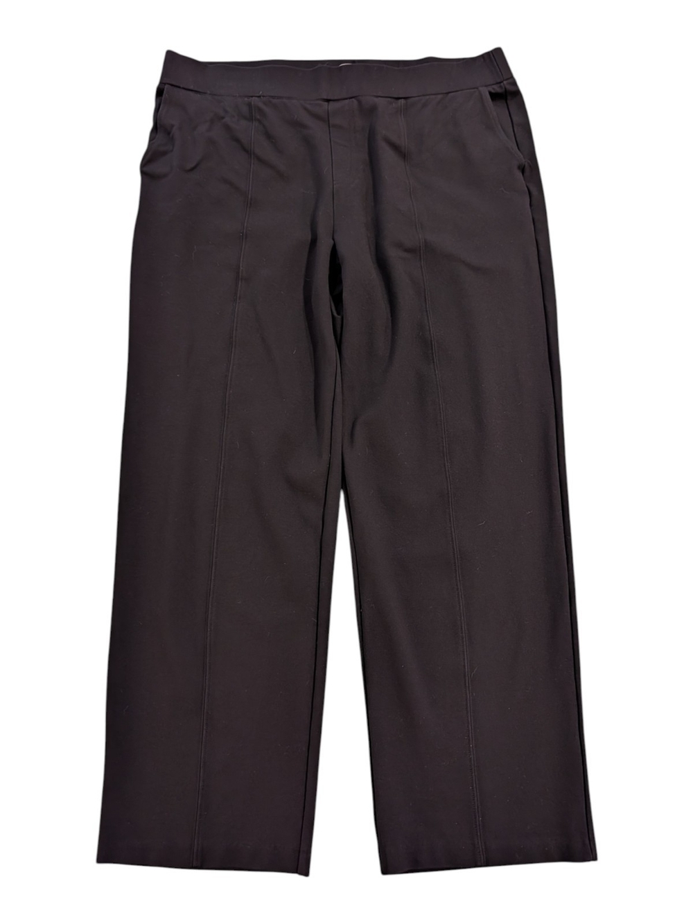 Matty M Women's Black Straight-Leg Pants